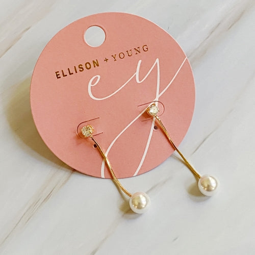 Aretes Gota de Perla